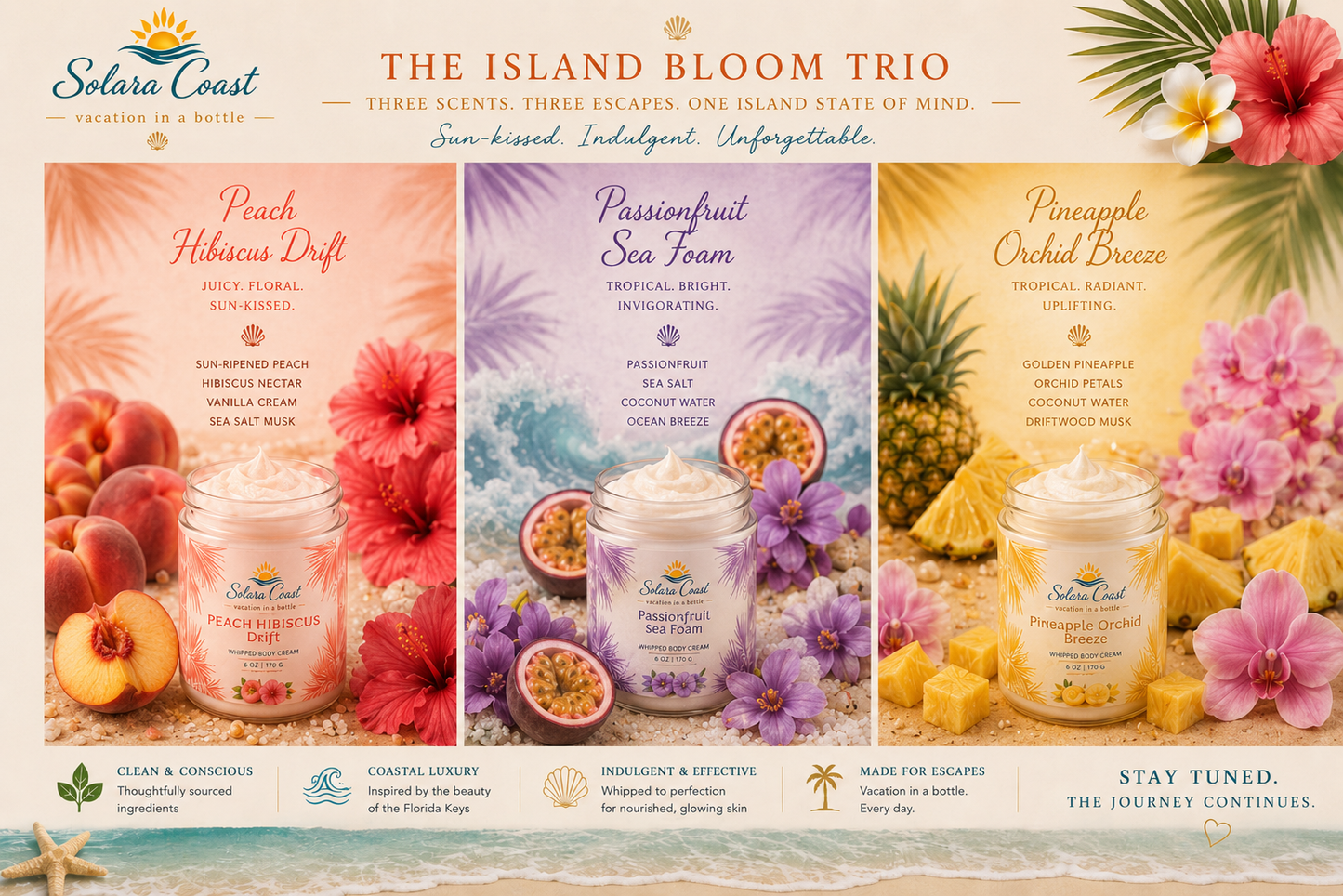 Island Bloom Trio
