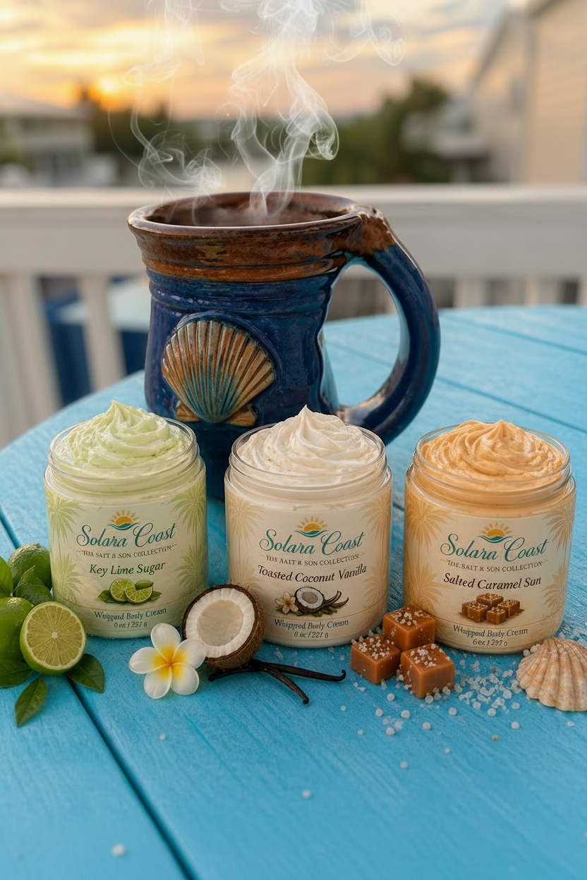 Salt & Sun Collection with subtle steam